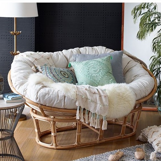 Ghế papasan mây đôi thư giãn Ghế papasan mây đôi thư giãn, double papasan cao cap