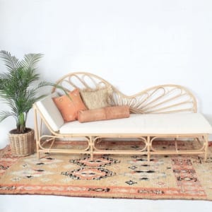 Sofa mây S63 với đường cong hiện đại, sang chảnh